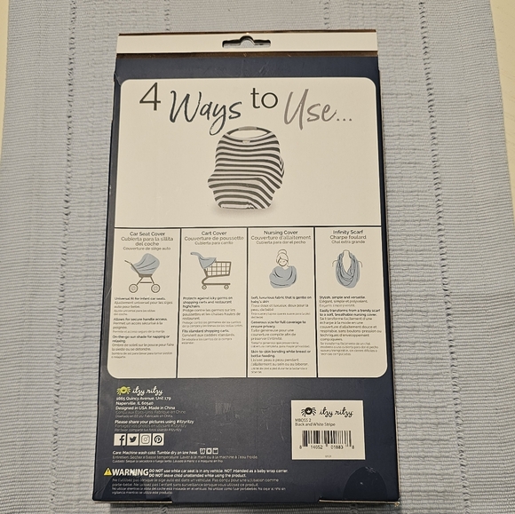 NWT Ritzy Mom Boss 4-In-1 Multi-Use Nursing Cover And Scarf - Picture 3 of 3